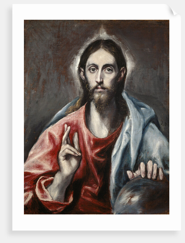 Christ Blessing ('The Saviour of the World') by El Greco (Domenikos Theotokopoulos)